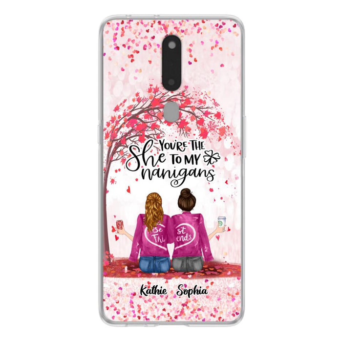 Custom Personalized We Are Best Friends Phone Case - Gift Idea For Friends/ Besties/ Sisters - Upto 5 Girls - You're The She To My Nanigans - Case For Xiaomi, Oppo And Huawei