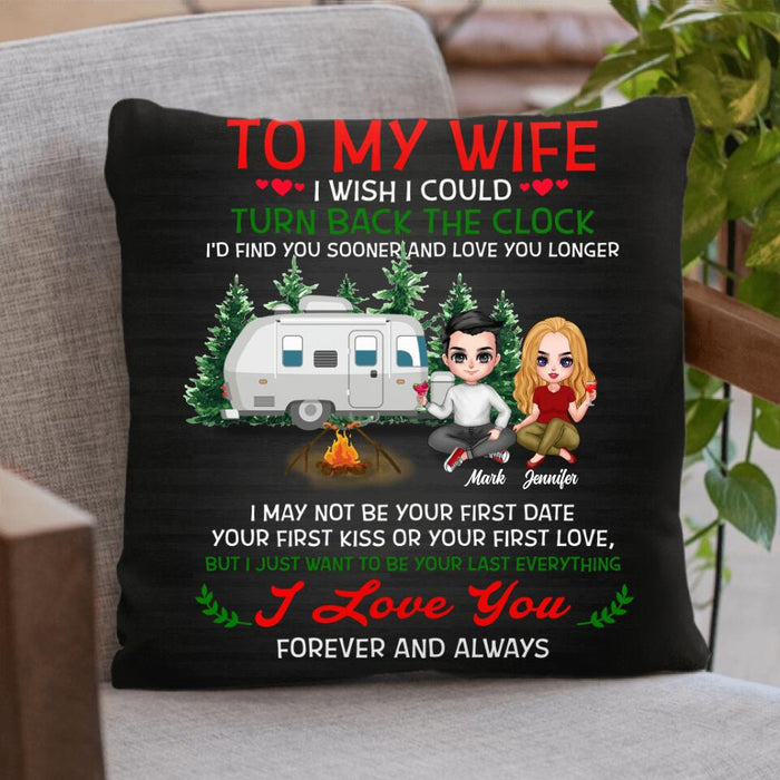 Personalized To My Wife Pillow Cover & Fleece/ Quilt Blanket - Gift For Wife/ Husband - I Love You Forever And Always