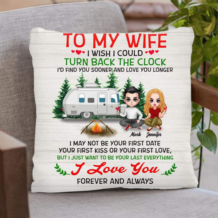 Custom Personalized To My Wife Pillow Cover & Fleece/ Quilt Blanket - Gift For Wife/ Husband - I Love You Forever And Always