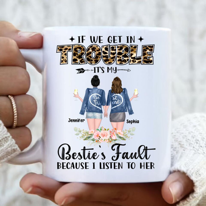 Custom Personalized Bestie Coffee Mug - Best Friend Birthday Gift Funny