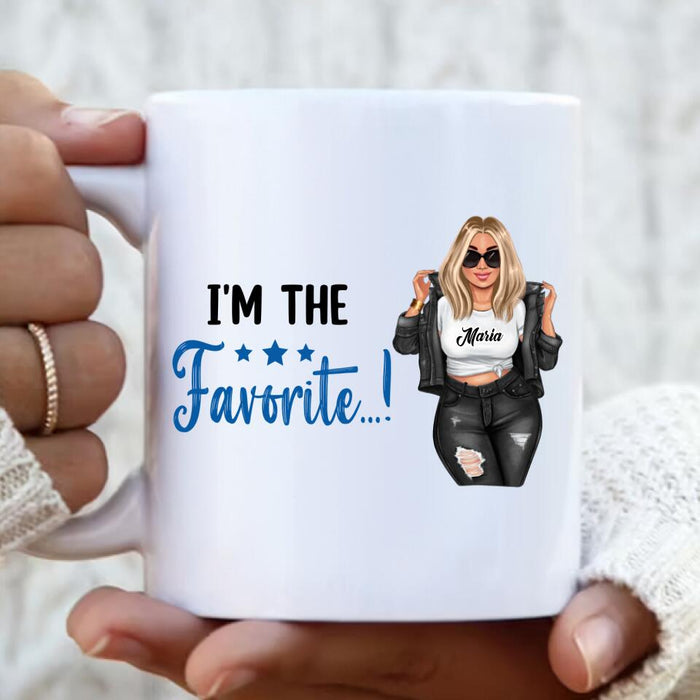 Personalized Sibling Coffee Mug - Gift Idea For Sibling/ Best Sisters - I'm The Favorite...!