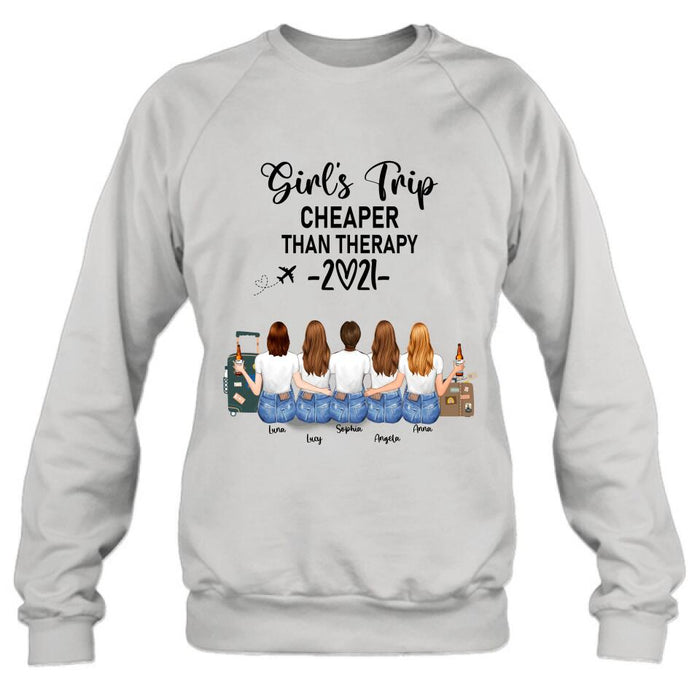 Custom Personalized Friends T-Shirt/Hoodie - Upto 5 Girls - Best Gift For Friends