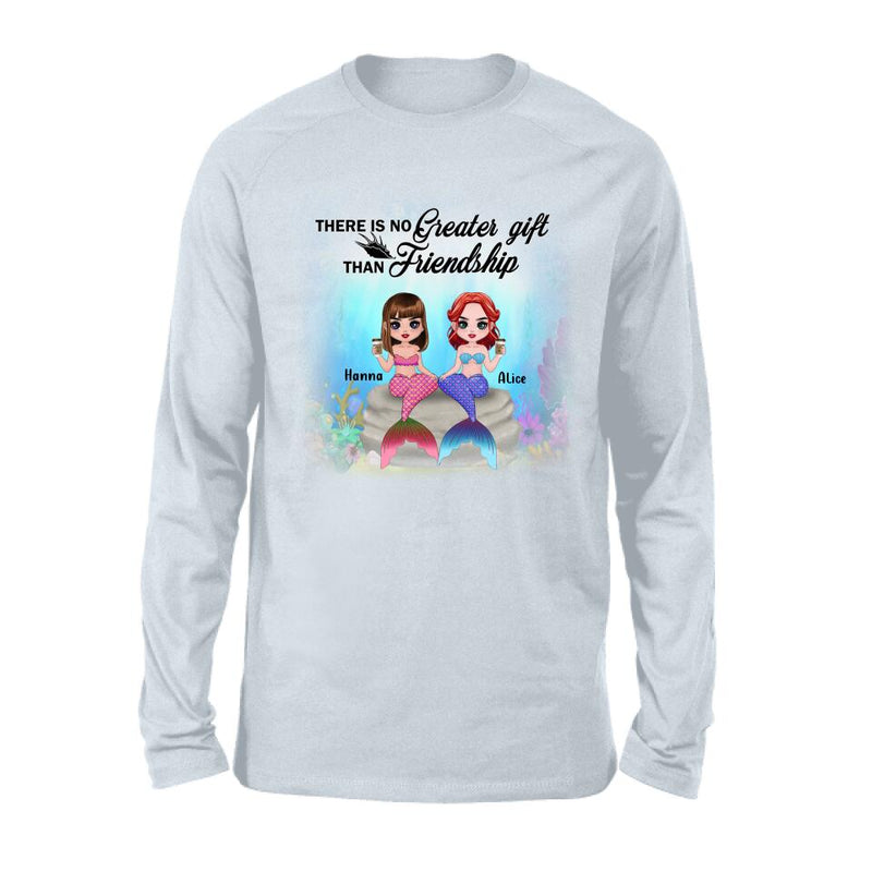 Personalized Mermaid Friends/Sister Shirt - Gift Idea For Mermaid Lover - There Is No Greater Gift Than Friendship