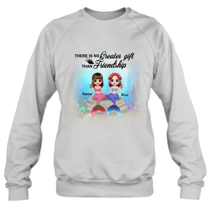 Personalized Mermaid Friends/Sister Shirt - Gift Idea For Mermaid Lover - There Is No Greater Gift Than Friendship