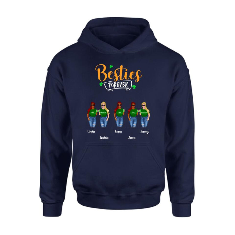 Personalized Drunker Half Shirt - Up to 5 People - Gift Idea For St Patrick's Day - She Is My Drunker Half