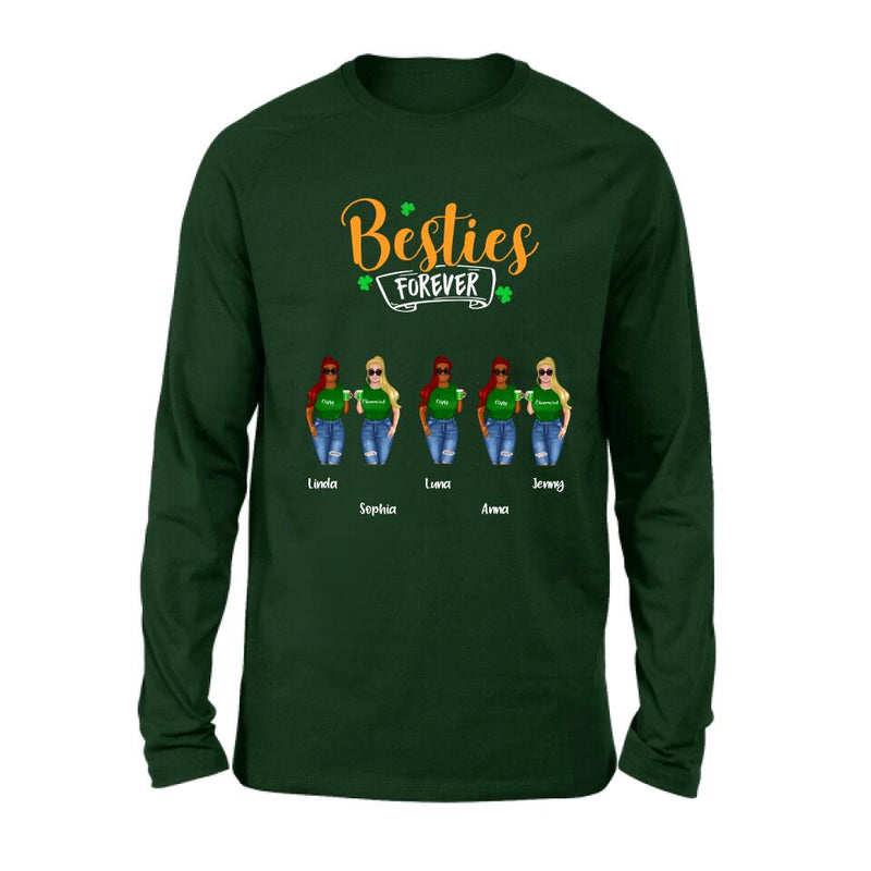 Personalized Drunker Half Shirt - Up to 5 People - Gift Idea For St Patrick's Day - She Is My Drunker Half