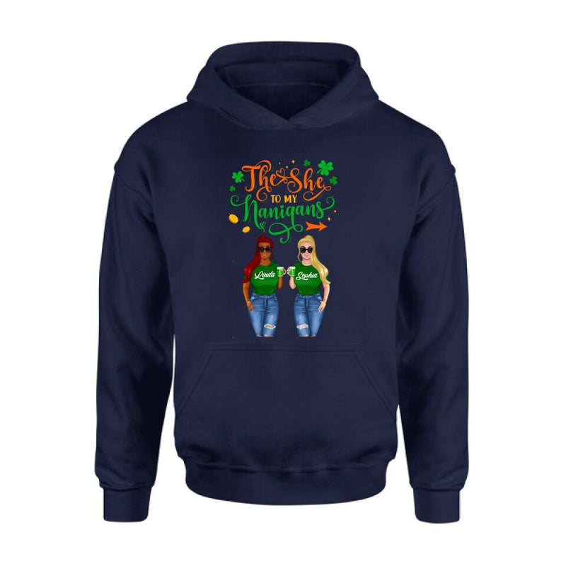 Personalized Friends Shirt - Gift Idea For St Patrick's Day - The She To My Nanigans