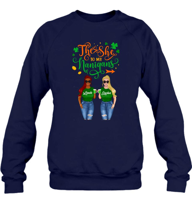 Personalized Friends Shirt - Gift Idea For St Patrick's Day - The She To My Nanigans
