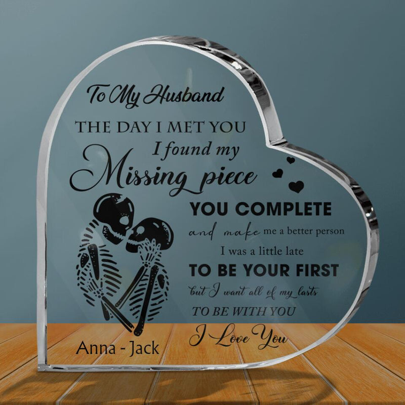Personalized To My Husband Acrylic Plaque - Gift Idea For Couple - To My Husband
