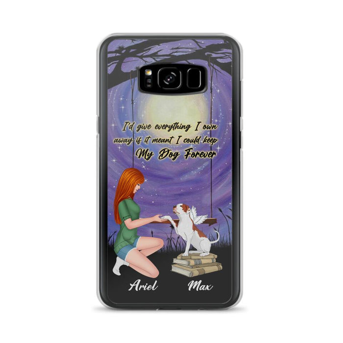 Custom Personalized Dog Mom Phone Case - Gift Idea For Dog Mom/ Dog Lover - When I Needed A Hand I Found Your Paw - Case For iPhone And Samsung