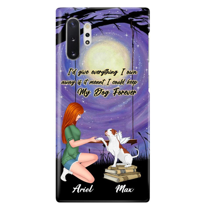 Custom Personalized Dog Mom Phone Case - Gift Idea For Dog Mom/ Dog Lover - When I Needed A Hand I Found Your Paw - Case For iPhone And Samsung