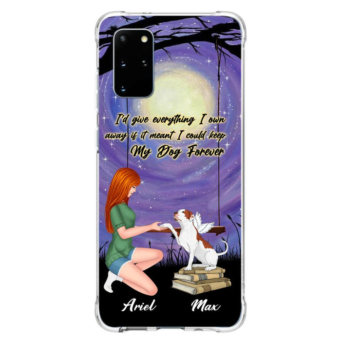 Custom Personalized Dog Mom Phone Case - Gift Idea For Dog Mom/ Dog Lover - When I Needed A Hand I Found Your Paw - Case For iPhone And Samsung