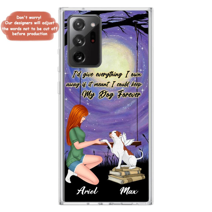 Custom Personalized Dog Mom Phone Case - Gift Idea For Dog Mom/ Dog Lover - When I Needed A Hand I Found Your Paw - Case For iPhone And Samsung