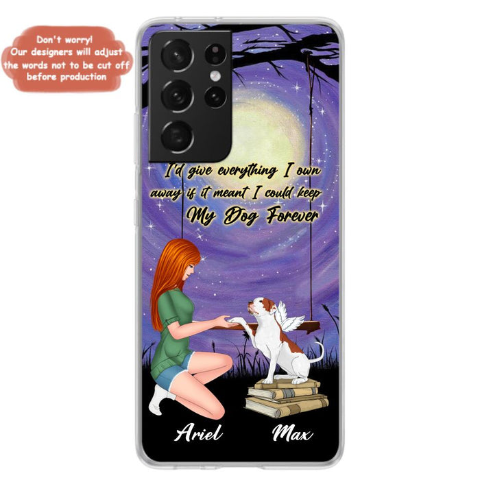 Custom Personalized Dog Mom Phone Case - Gift Idea For Dog Mom/ Dog Lover - When I Needed A Hand I Found Your Paw - Case For iPhone And Samsung