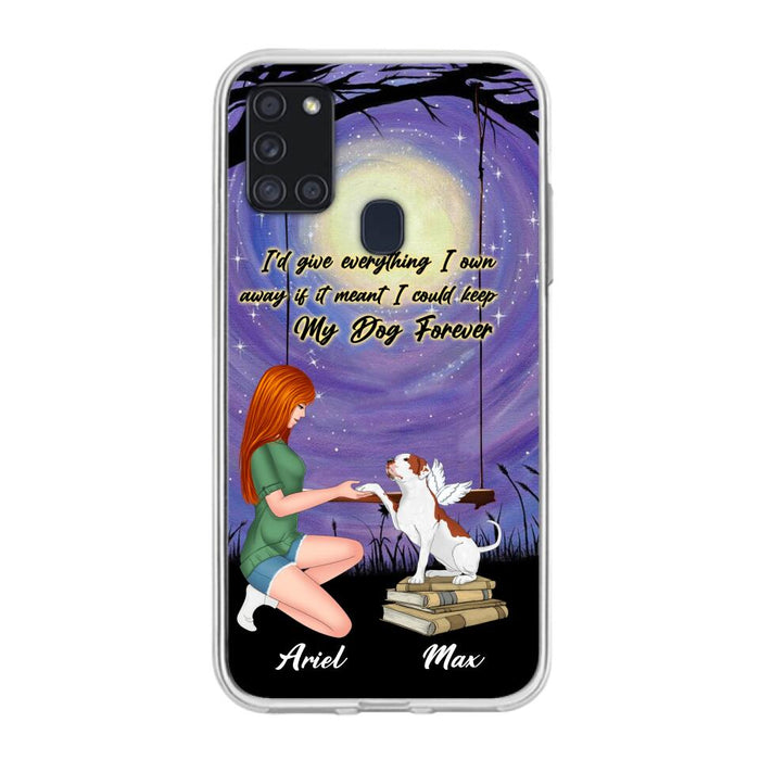 Custom Personalized Dog Mom Phone Case - Gift Idea For Dog Mom/ Dog Lover - When I Needed A Hand I Found Your Paw - Case For iPhone And Samsung