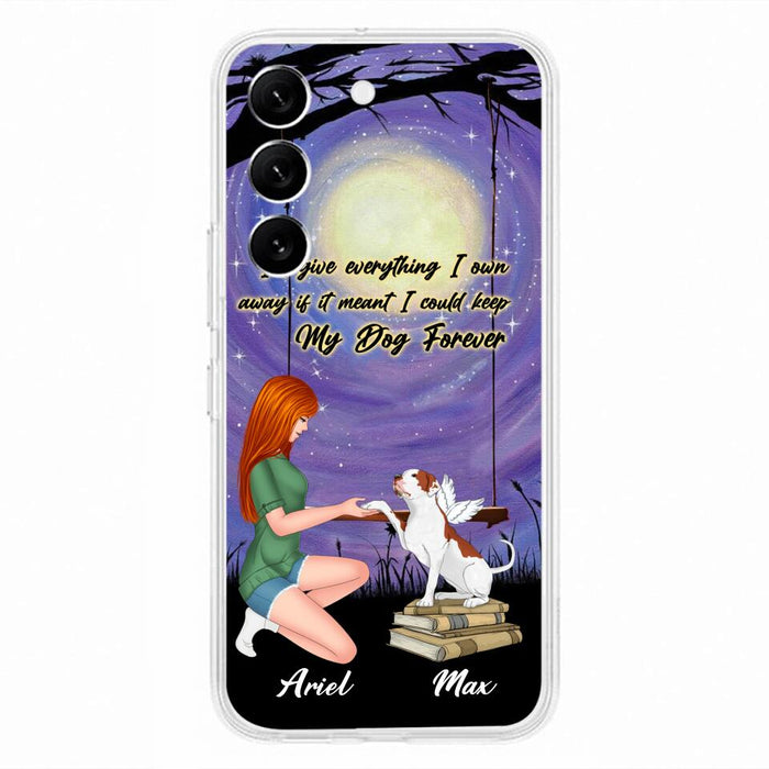 Custom Personalized Dog Mom Phone Case - Gift Idea For Dog Mom/ Dog Lover - When I Needed A Hand I Found Your Paw - Case For iPhone And Samsung