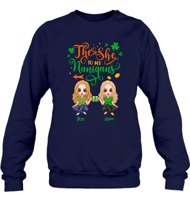 Personalized Friends Shirt - Gift Idea For St Patrick's Day - The She To My Nanigans