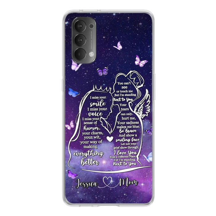 Custom Personalized Memorial Mom Phone Case - Gift Idea For Mom/Daughter - I'm Standing Next To You - Cases For Oppo, Xiaomi & Huawei