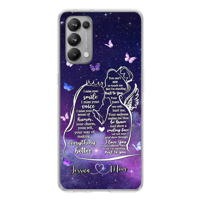 Custom Personalized Memorial Mom Phone Case - Gift Idea For Mom/Daughter - I'm Standing Next To You - Cases For Oppo, Xiaomi & Huawei