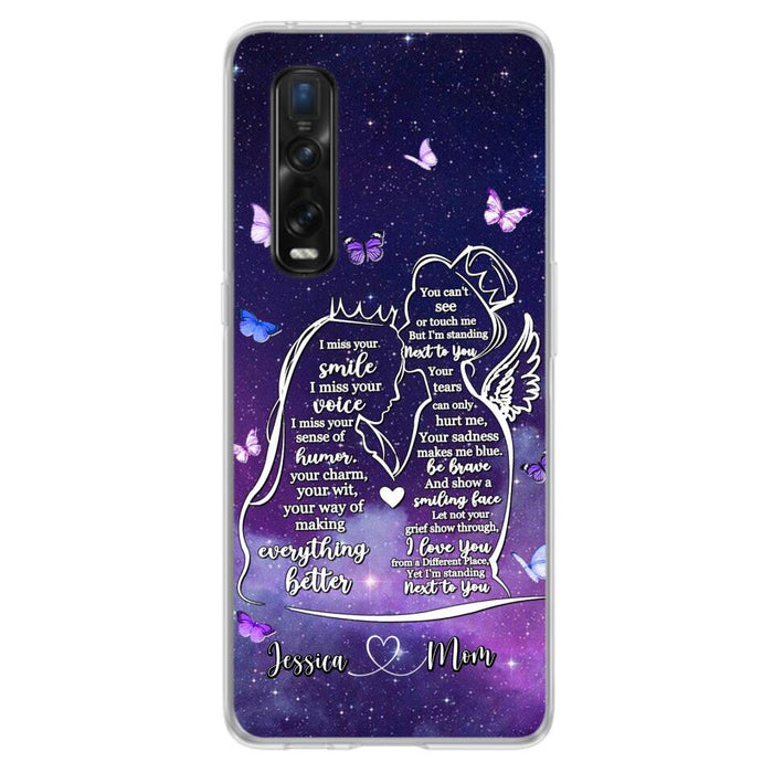 Custom Personalized Memorial Mom Phone Case - Gift Idea For Mom/Daughter - I'm Standing Next To You - Cases For Oppo, Xiaomi & Huawei