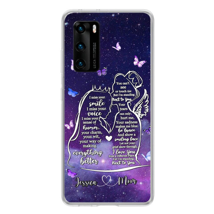 Custom Personalized Memorial Mom Phone Case - Gift Idea For Mom/Daughter - I'm Standing Next To You - Cases For Oppo, Xiaomi & Huawei