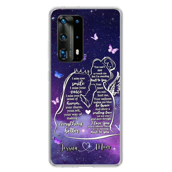 Custom Personalized Memorial Mom Phone Case - Gift Idea For Mom/Daughter - I'm Standing Next To You - Cases For Oppo, Xiaomi & Huawei