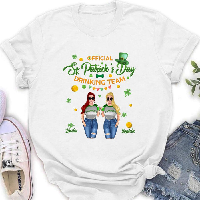 Custom Personalized Drunker Half Shirt - Gift Idea For St. Patrick's Day - She Is My Drunker Half