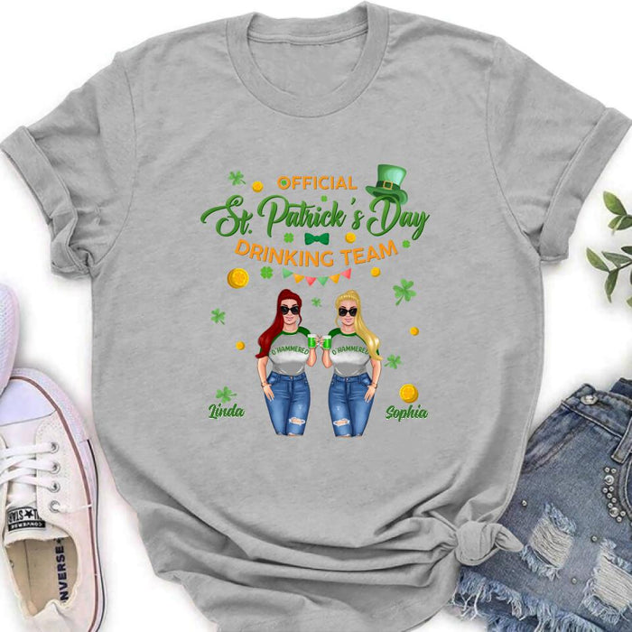 Custom Personalized Drunker Half Shirt - Gift Idea For St. Patrick's Day - She Is My Drunker Half