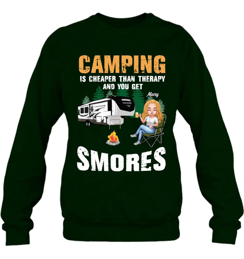 Personalized Camping Shirt - Up to 4 People - Best Gift For Camping Lovers