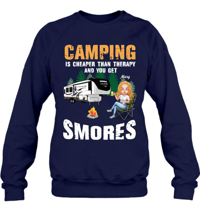 Custom Personalized Camping Shirt - Upto 4 People - Best Gift For Camping Lovers