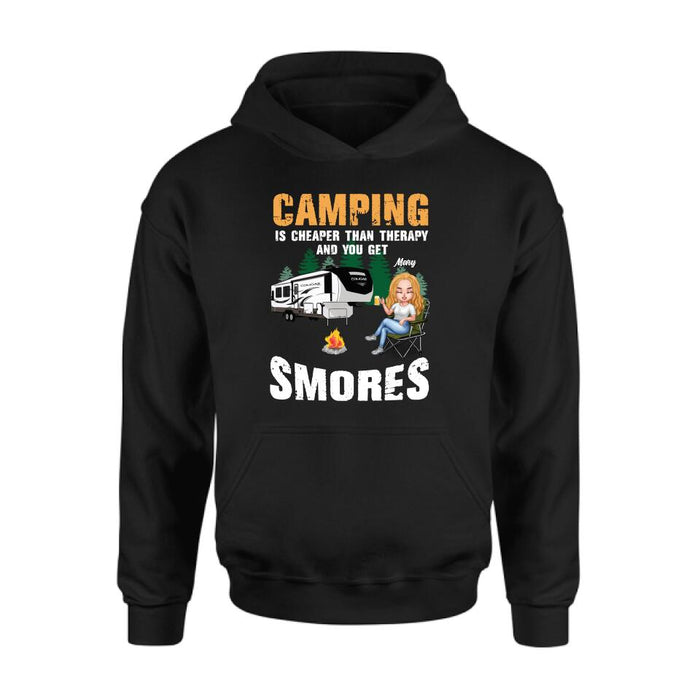 Custom Personalized Camping Shirt - Upto 4 People - Best Gift For Camping Lovers