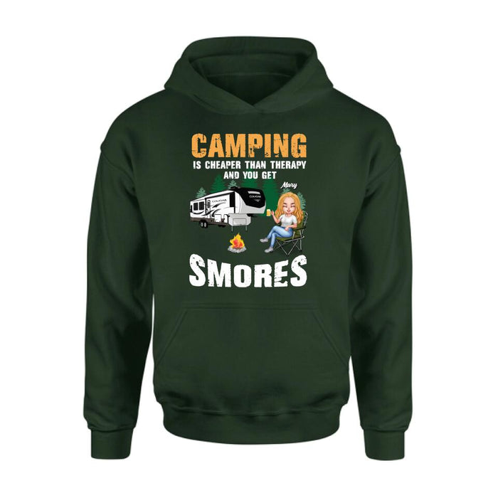 Custom Personalized Camping Shirt - Upto 4 People - Best Gift For Camping Lovers