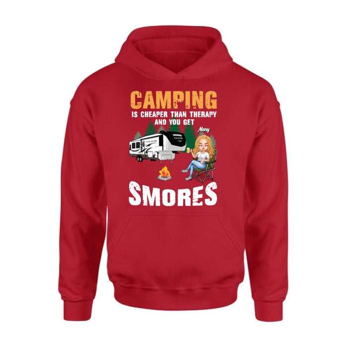 Custom Personalized Camping Shirt - Upto 4 People - Best Gift For Camping Lovers