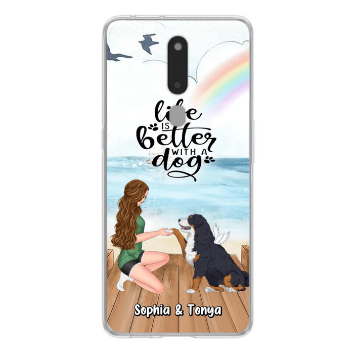 Custom Personalized Dog Mom Phone Case - Gift Idea For Dog Lovers - Life Is Better With A Dog - Case for Xiaomi, Huawei & Oppo