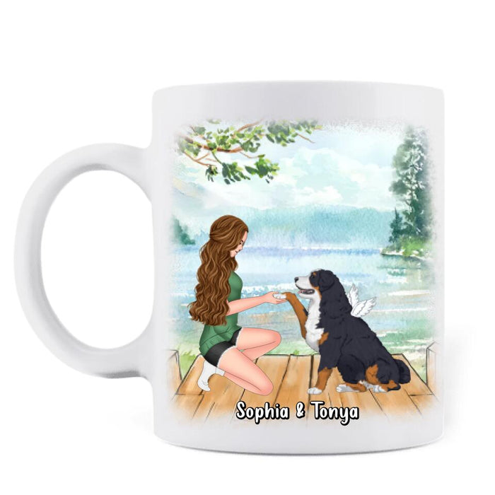 Custom Personalized Dog Mom Mug - Gift Idea For Dog Lovers - Forever In My Heart