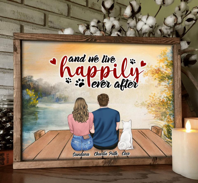 Personalized Dog Poster - Up to 5 Dogs - Best Gift For Dog Lovers - Life Is Better With A Dog