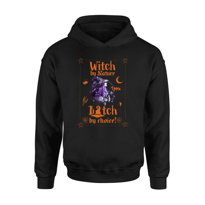 Custom Personalized Witch Shirt - Halloween Gift Idea For Friends