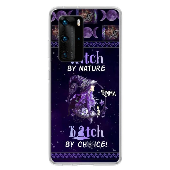 Custom Personalized Witch Phone Case - Halloween Gift Idea For Friends - Case for Xiaomi, Huawei & Oppo