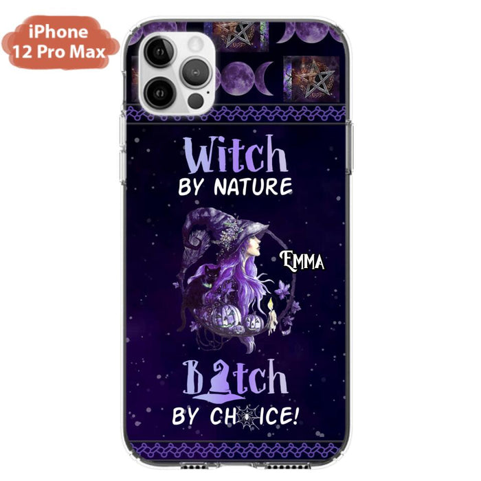 Custom Personalized Witch Phone Case - Halloween Gift Idea For Friends - Case for iPhone & Samsung