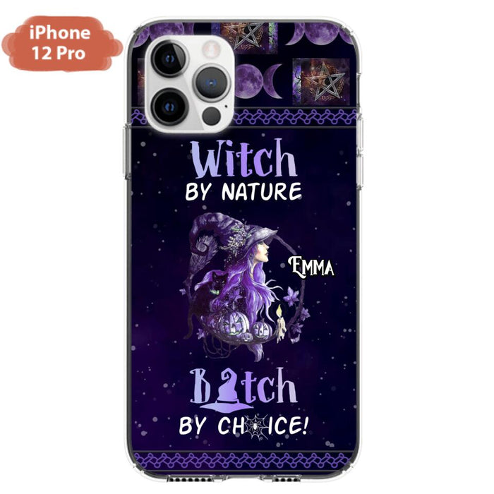 Custom Personalized Witch Phone Case - Halloween Gift Idea For Friends - Case for iPhone & Samsung