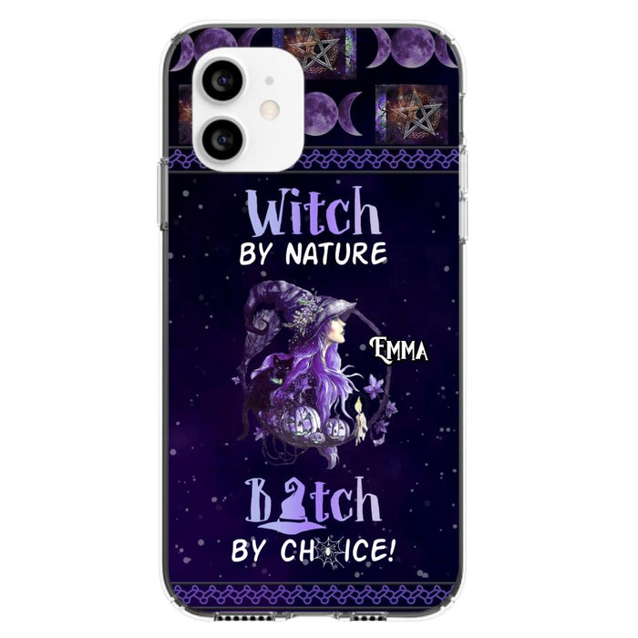 Custom Personalized Witch Phone Case - Halloween Gift Idea For Friends - Case for iPhone & Samsung