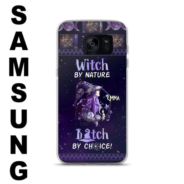 Custom Personalized Witch Phone Case - Halloween Gift Idea For Friends - Case for iPhone & Samsung