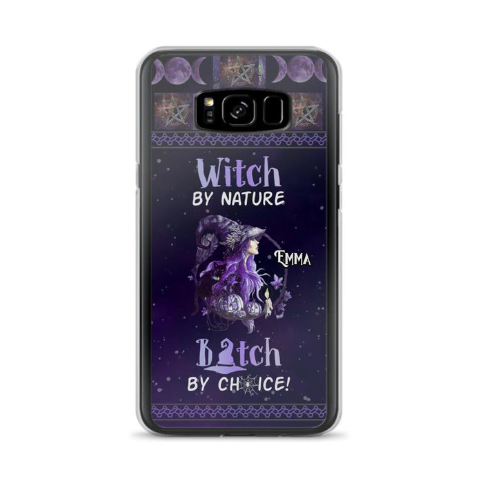 Custom Personalized Witch Phone Case - Halloween Gift Idea For Friends - Case for iPhone & Samsung