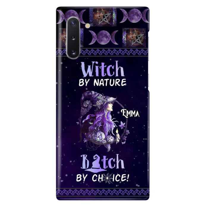 Custom Personalized Witch Phone Case - Halloween Gift Idea For Friends - Case for iPhone & Samsung