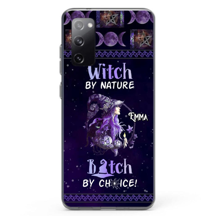 Custom Personalized Witch Phone Case - Halloween Gift Idea For Friends - Case for iPhone & Samsung