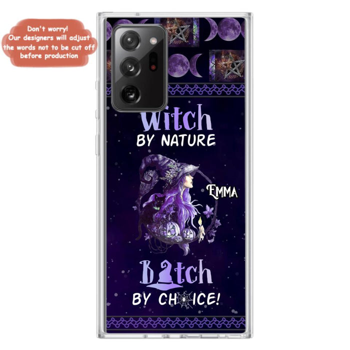 Custom Personalized Witch Phone Case - Halloween Gift Idea For Friends - Case for iPhone & Samsung