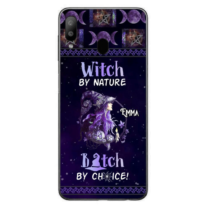 Custom Personalized Witch Phone Case - Halloween Gift Idea For Friends - Case for iPhone & Samsung