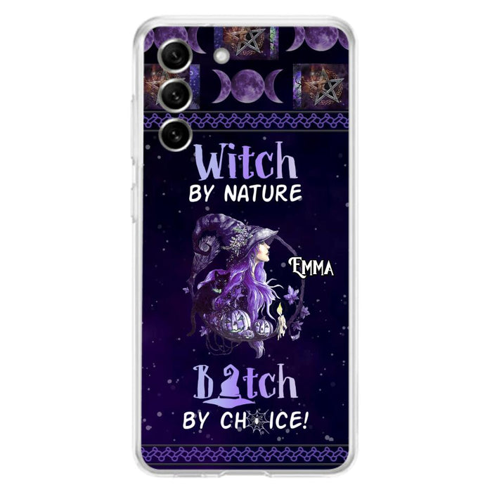 Custom Personalized Witch Phone Case - Halloween Gift Idea For Friends - Case for iPhone & Samsung