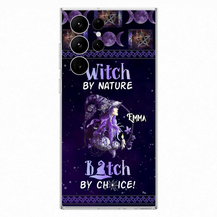 Custom Personalized Witch Phone Case - Halloween Gift Idea For Friends - Case for iPhone & Samsung