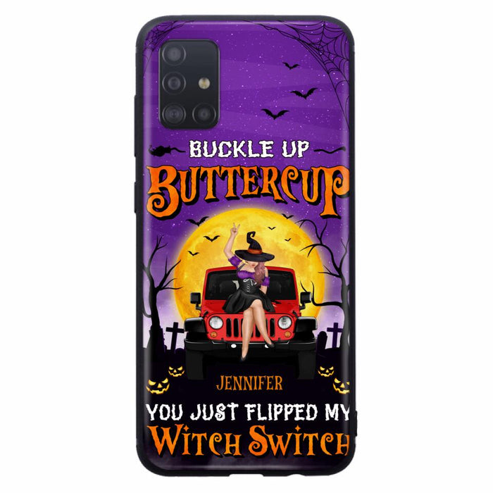 Custom Personalized Off-road Witch Phone Case - Halloween Gift Idea For Friends/Off-road Lovers - Case for iPhone & Samsung